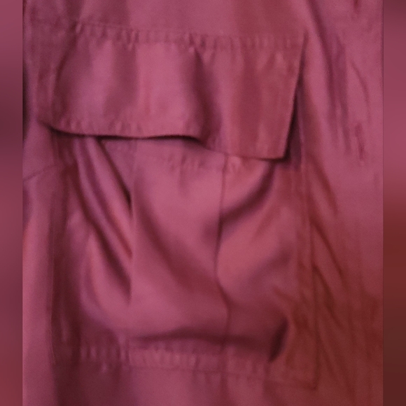 Maroon long sleeved blouse - Picture 4 of 10